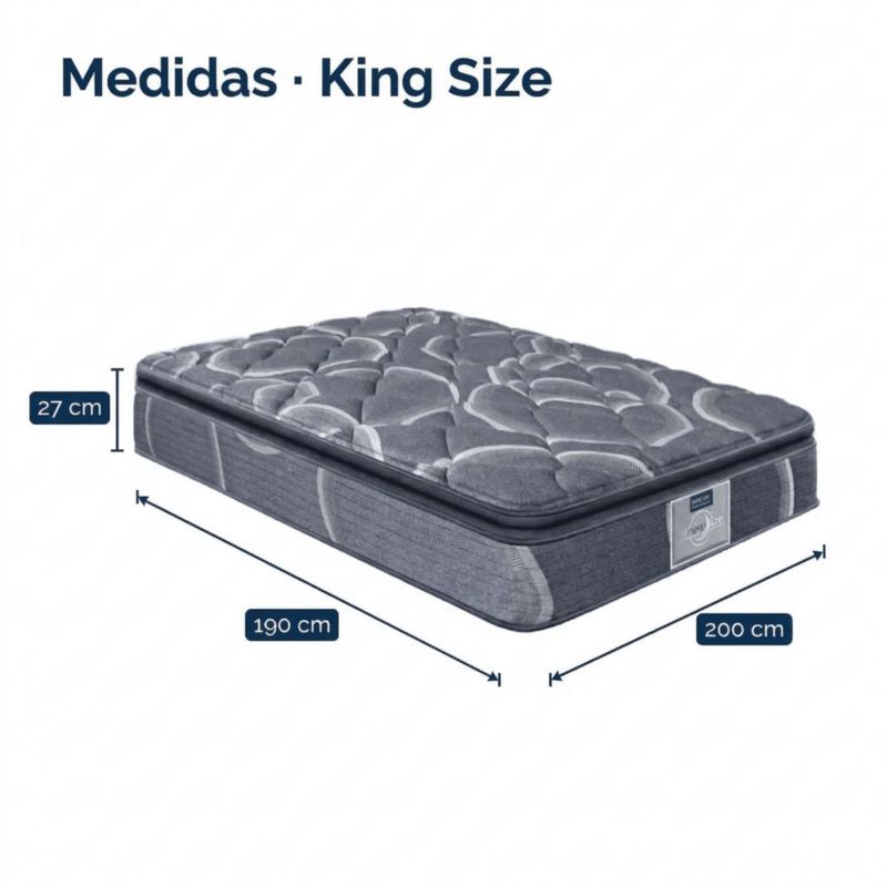 Colchón King Size Restonic Ortopédico Confort Plus