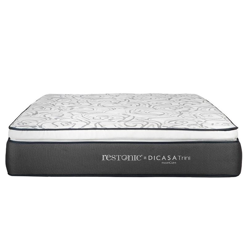 Colchon King Size Restonic Trini Negro+ Almohada Oso+ Protector Ultra RGH