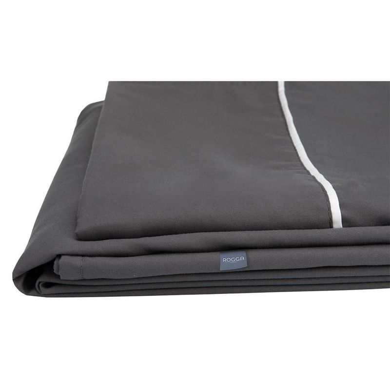Colchon King Size Spring Air Omega Negro+ Almohada Royal Twin+ Protector Lux+ Sabanas Royal+ Edredon Homy RGH