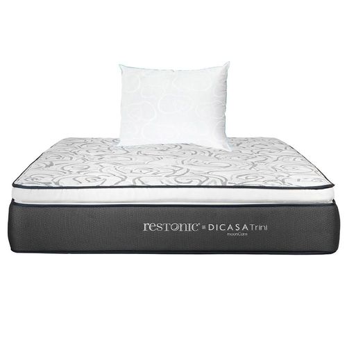 Colchon King Size Restonic Trini Negro+ Almohada Oso RGH