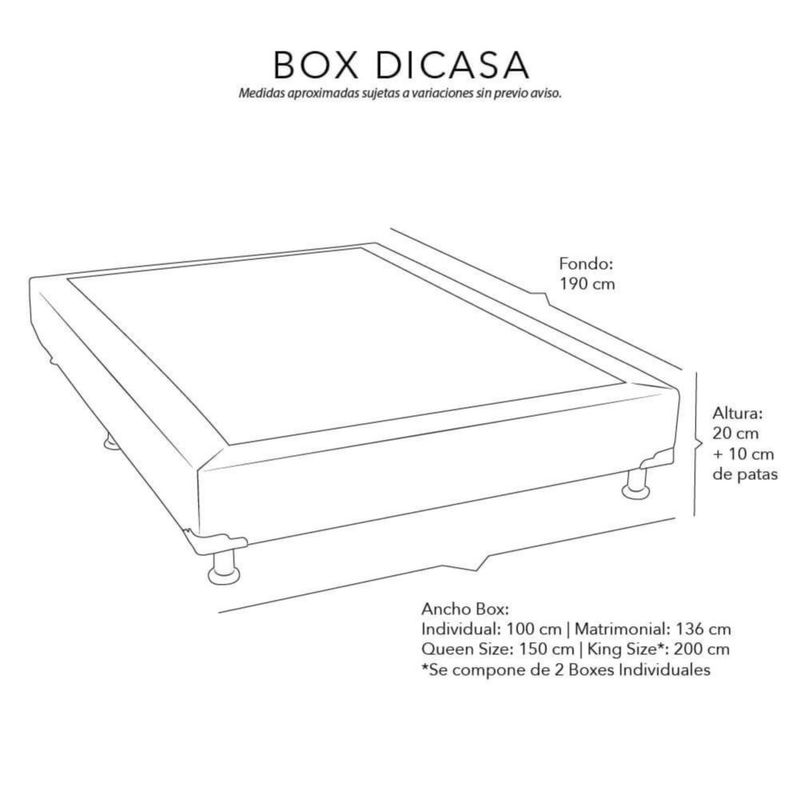 Box Individual Dicasa Gris Oscuro CDZ
