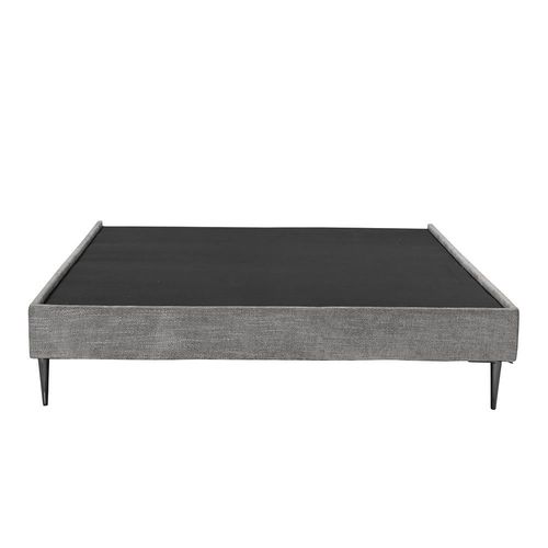 Base Cama Slim Queen Size Dicasa Gris Oscuro CDZ