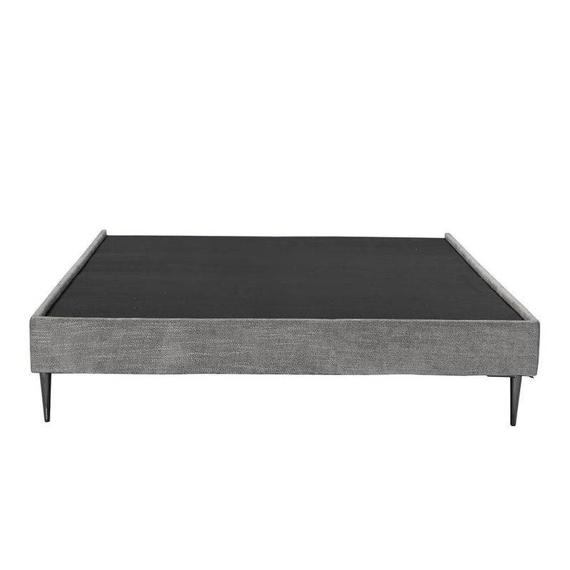 Base Cama Slim Queen Size Dicasa Gris Oscuro CDZ