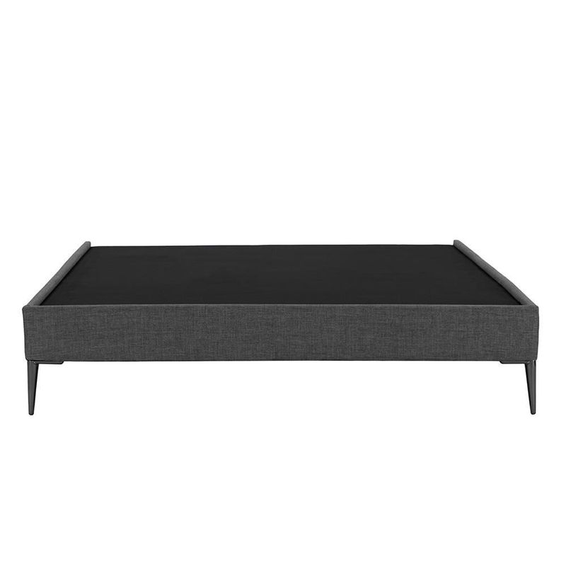 Base Cama Slim Matrimonial Dicasa Gris Oscuro CDZ