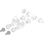 Adaptador de transición de colector Orbit 57188 para tubos de polietileno