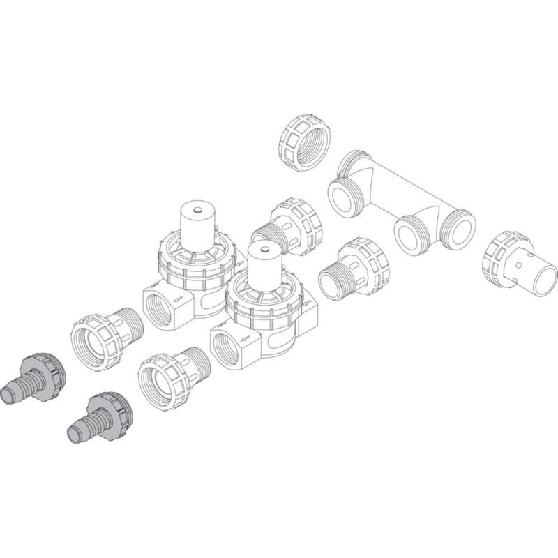 Adaptador de transición de colector Orbit 57188 para tubos de polietileno