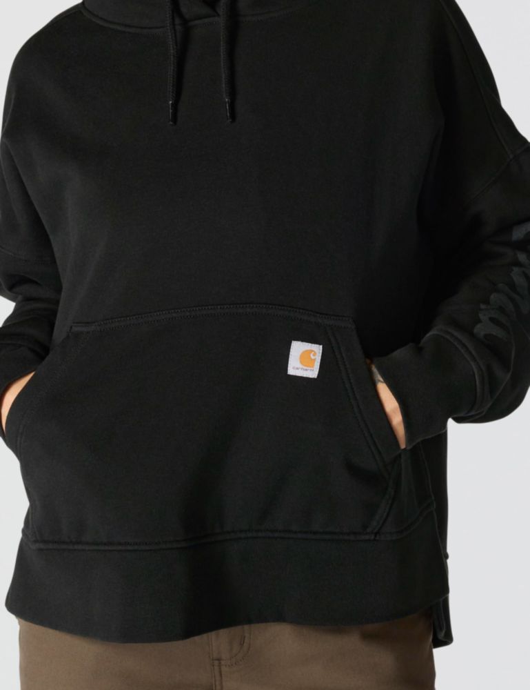 Sudadera con capucha Carhartt mediana negra con gráfico de corazón