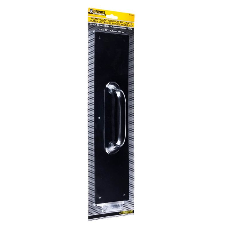 Tirador de puerta BRINKS Commercial 38 x 9 cm color negro mate