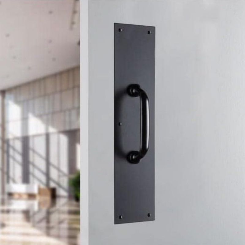 Tirador de puerta BRINKS Commercial 38 x 9 cm color negro mate