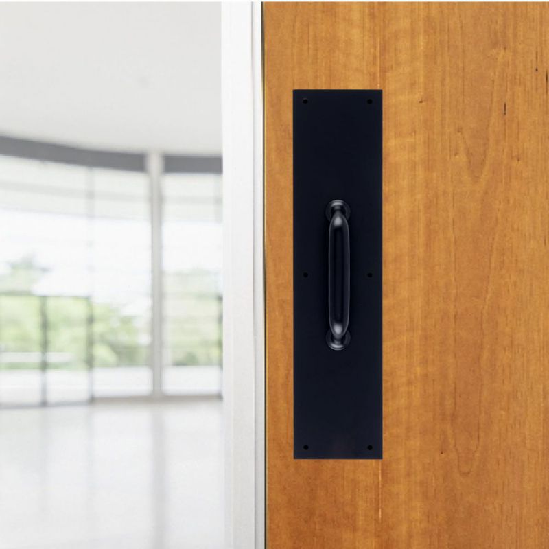 Tirador de puerta BRINKS Commercial 38 x 9 cm color negro mate