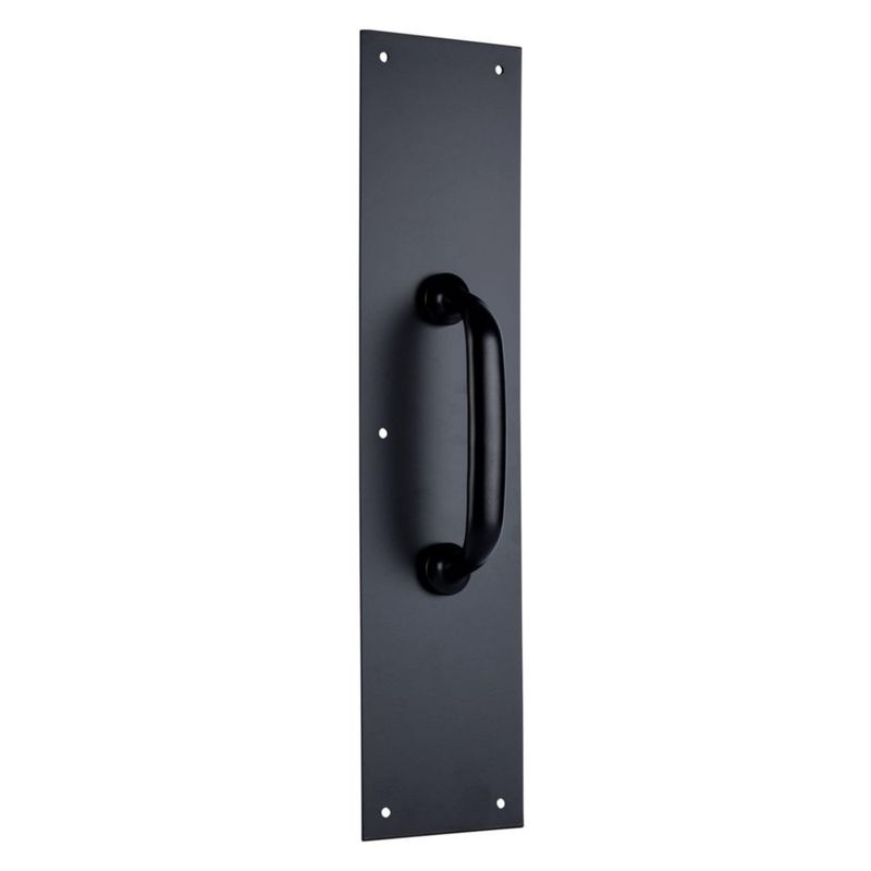 Tirador de puerta BRINKS Commercial 38 x 9 cm color negro mate