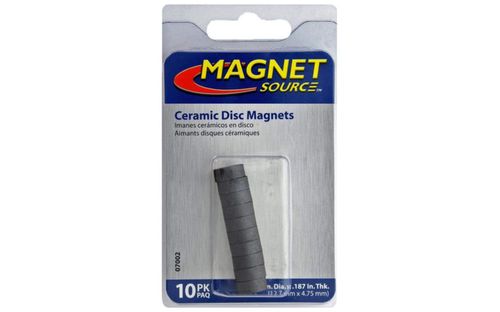 Magnet Source Imán de Disco Cerámico CD10 127 cm (Paquete de 10)