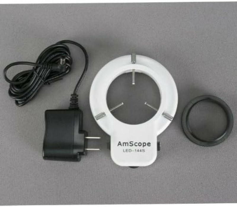 Microscopio Estereoscópico Trinocular AmScope 13 MP con Zoom