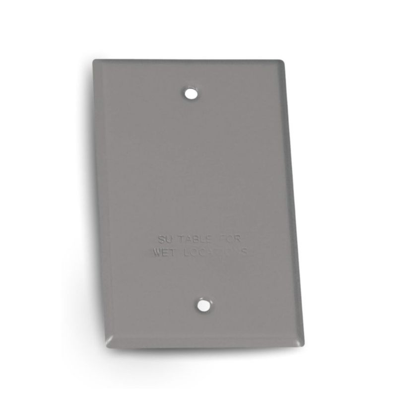 Placa de cubierta rectangular resistente a la intemperie Sigma 1-Gang para exteriores