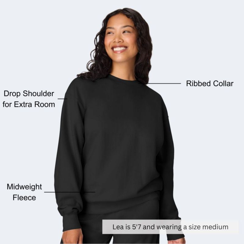 Sudadera Hanes Originals negra talla M (EE. UU.)