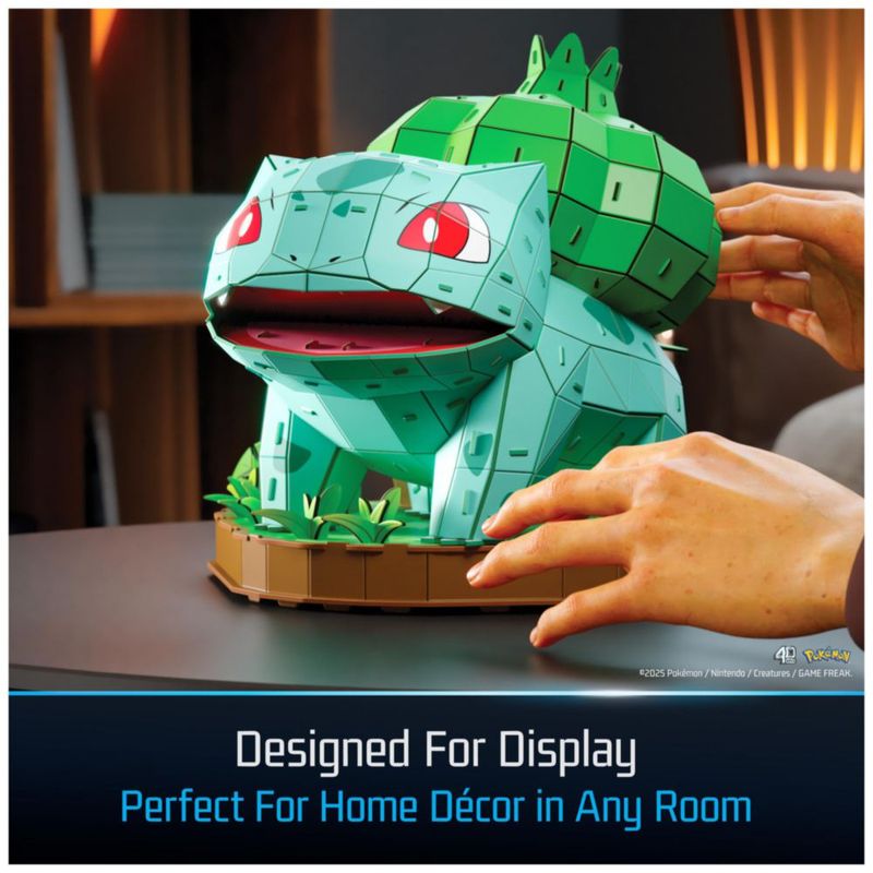 Rompecabezas 4D Build Bulbasaur – Kit de Modelo 3D para Decoración de Escritorio