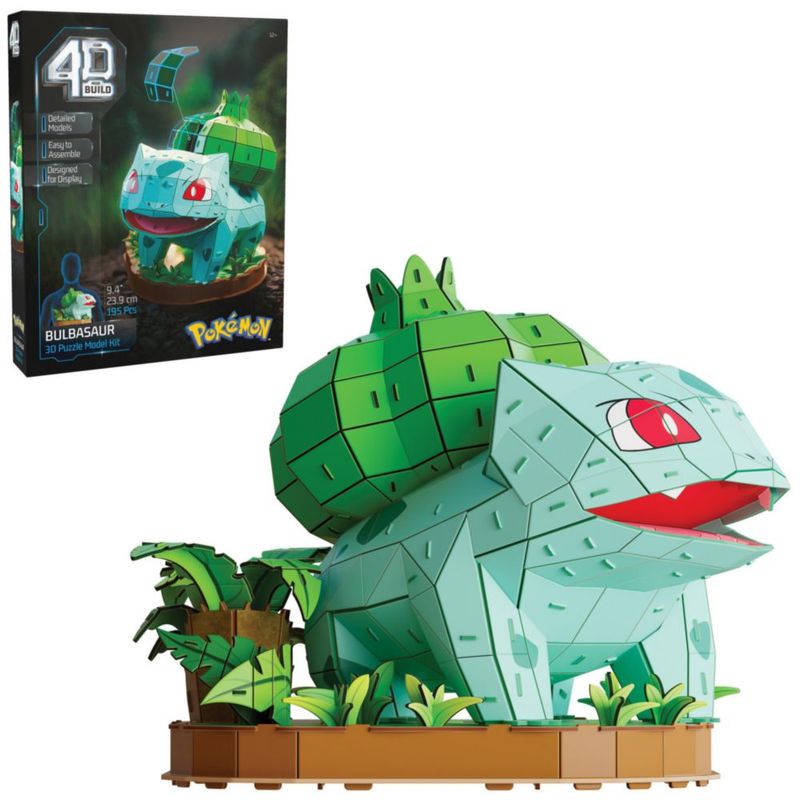 Rompecabezas 4D Build Bulbasaur – Kit de Modelo 3D para Decoración de Escritorio
