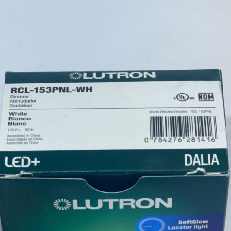 Atenuador Rotativo LED Blanco Lutron Dalia LED+ Eléctrico