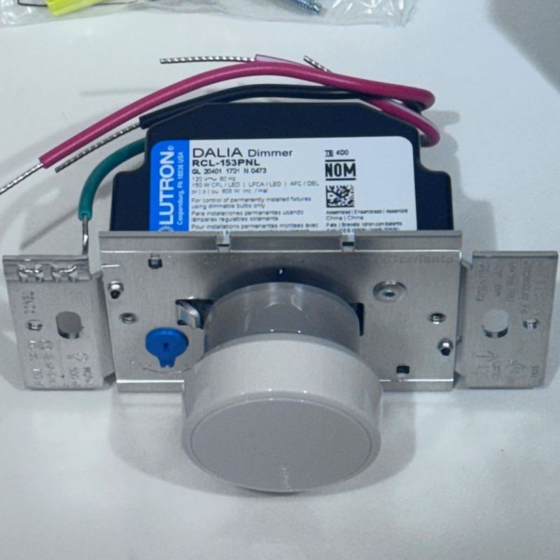 Atenuador Rotativo LED Blanco Lutron Dalia LED+ Eléctrico