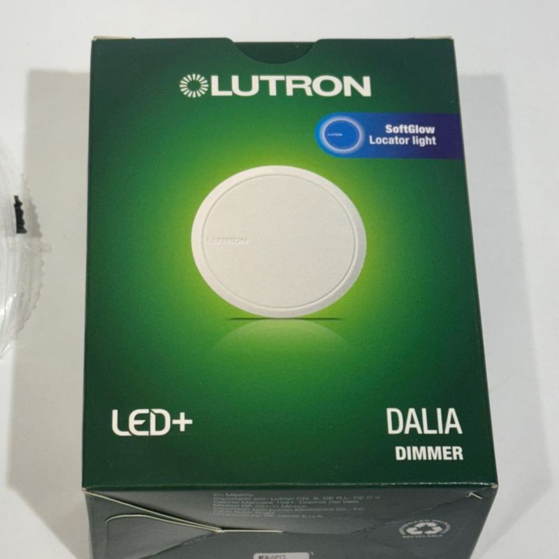 Atenuador Rotativo LED Blanco Lutron Dalia LED+ Eléctrico