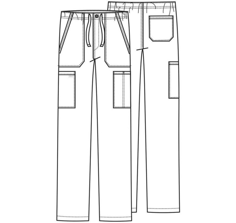 Pantalones Cherokee WW190 Hombre Corte Entallado Negro Talla Media (Corto)
