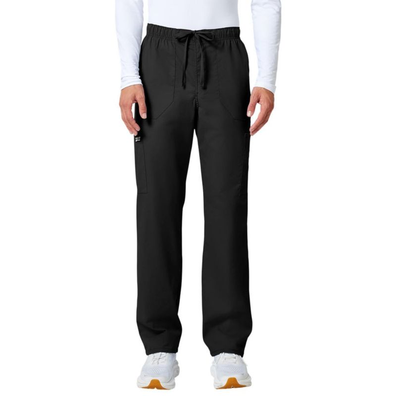 Pantalones Cherokee WW190 Hombre Corte Entallado Negro Talla Media (Corto)