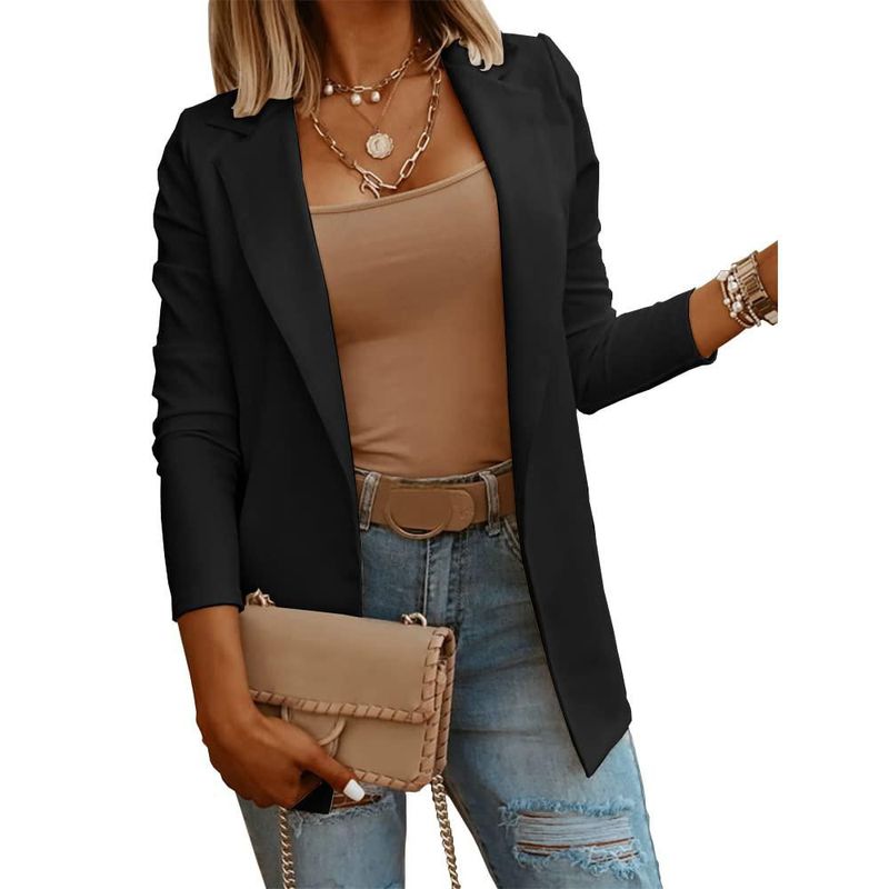 Blazer NIUBIA de manga larga de punto estilo oficina y casual