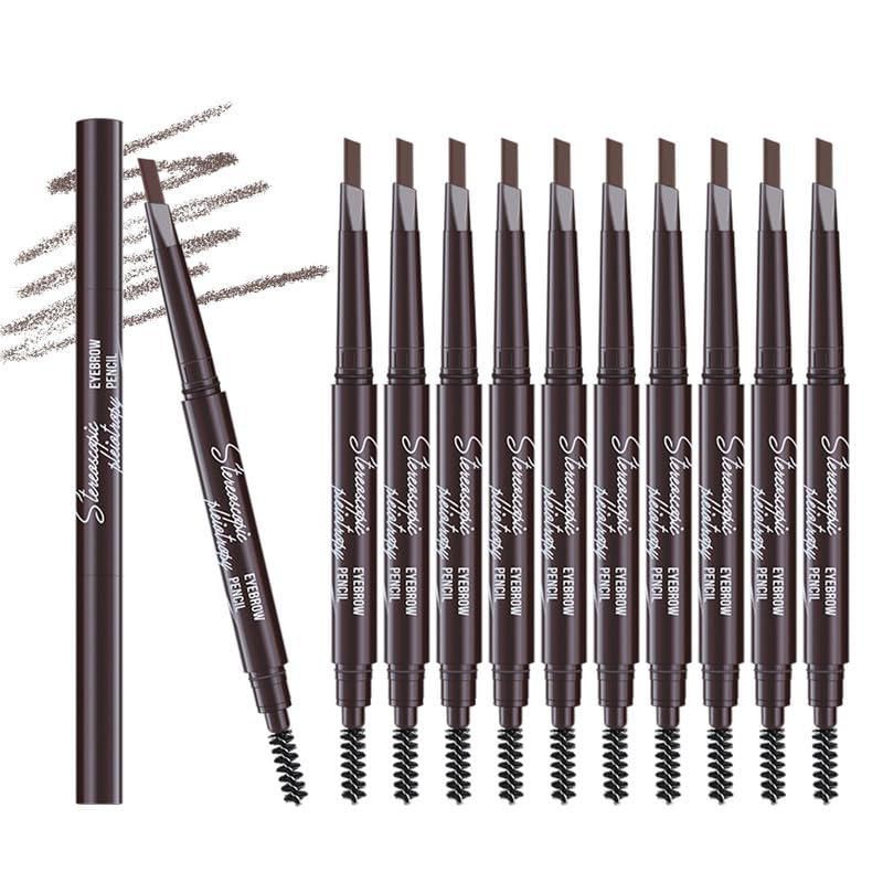 Lápiz de cejas Berinist 12 uds Marrón oscuro impermeable