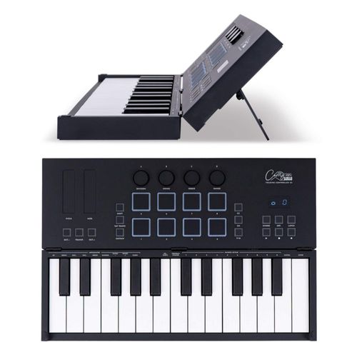 Controlador MIDI Carry‑on de 25 teclas plegable con Bluetooth y USB