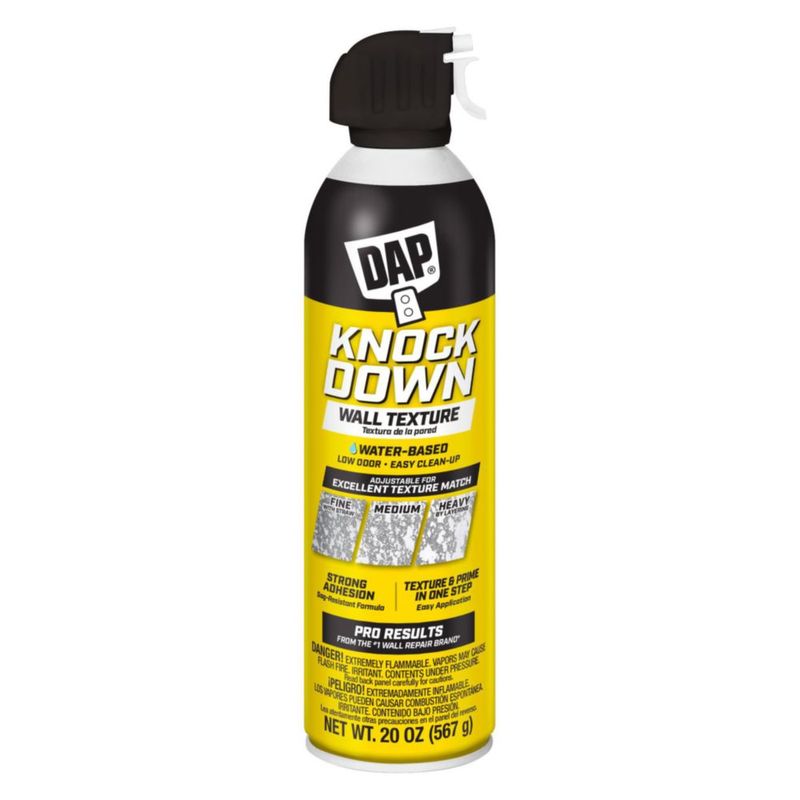 Spray para textura de pared DAP Knockdown a base de agua 570 ml blanco