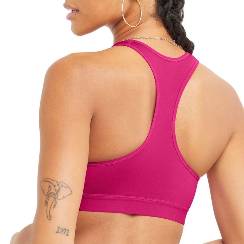Sujetador Deportivo Champion de Alto Impacto Fucsia Talla Media