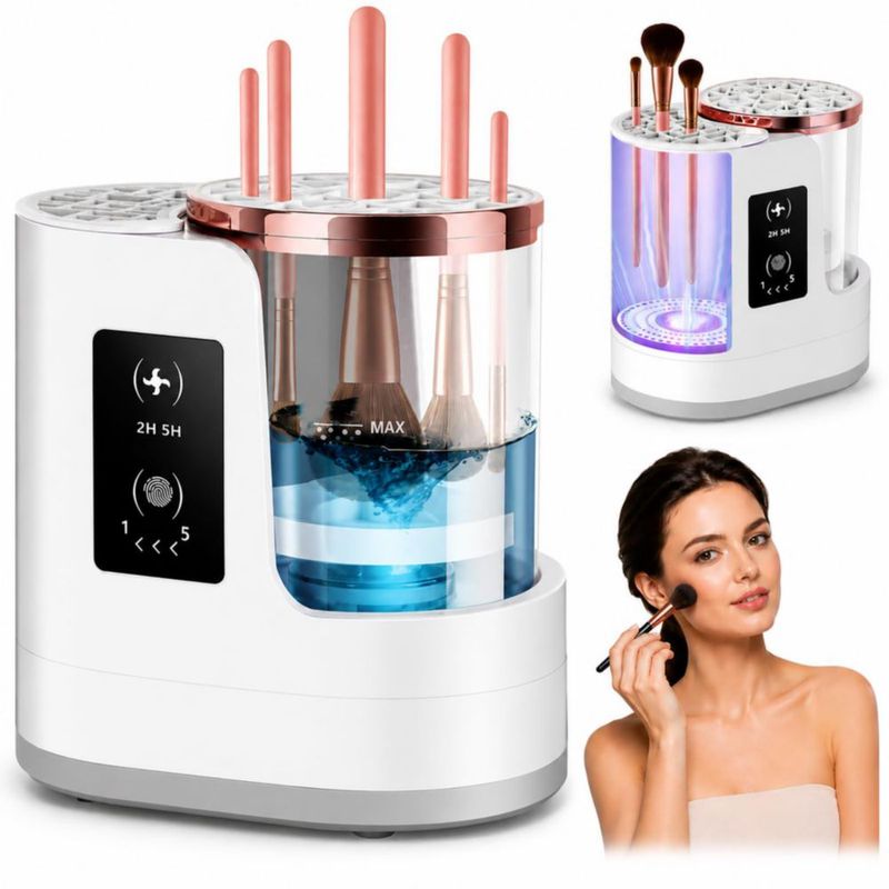 Limpiador y Secador Eléctrico de Brochas de Maquillaje CAPOT 3‑en‑1 USB