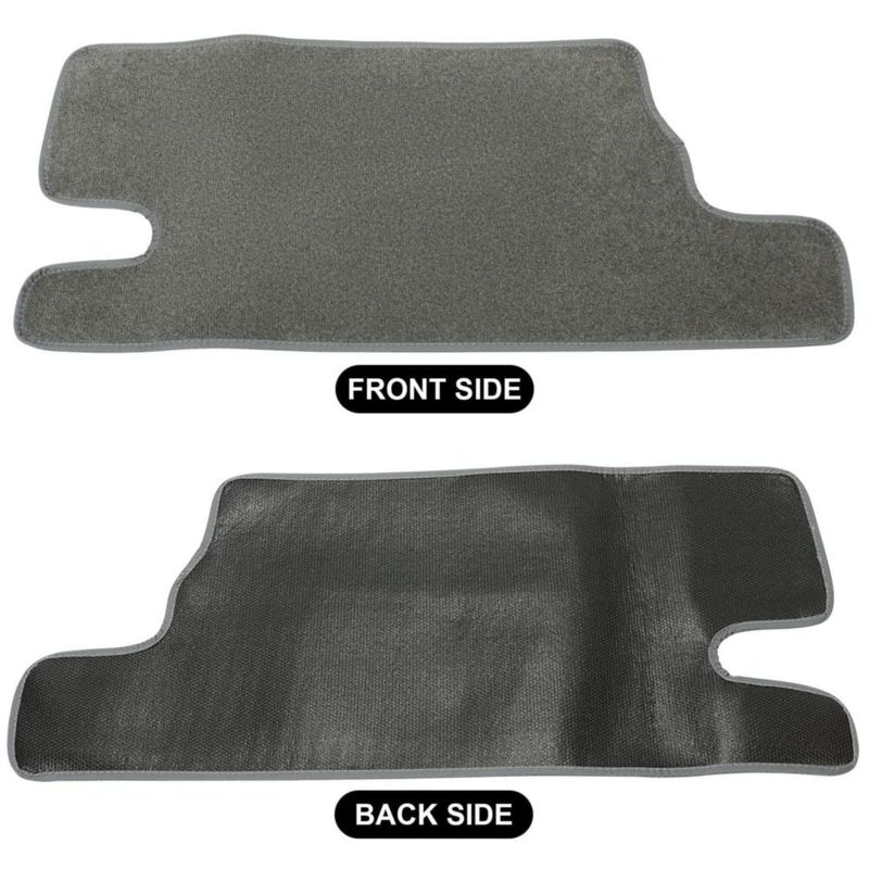 Kit de Alfombrillas Kojem para Jeep Wrangler TJ 1997-2006 Gris 6 piezas
