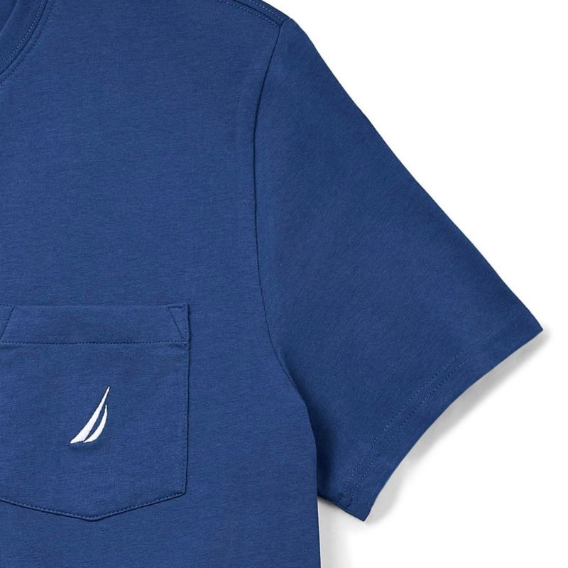 Camiseta Nautica Azul Estate Talla Media