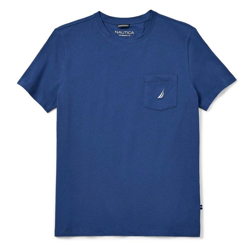 Camiseta Nautica Azul Estate Talla Media