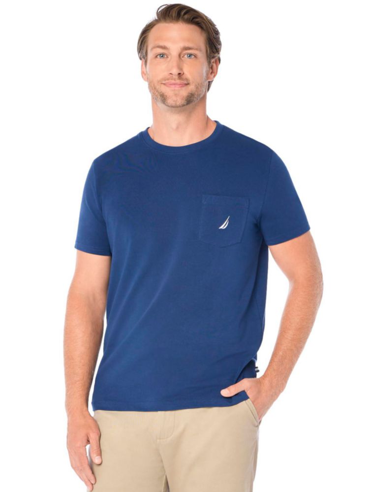 Camiseta Nautica Azul Estate Talla Media