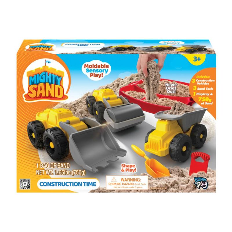 Conjunto de vehículos de juguete Mighty Sand 750 g Tiempo de Construcción