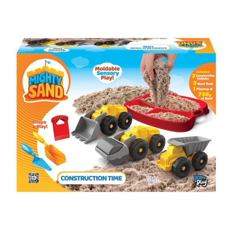 Conjunto de vehículos de juguete Mighty Sand 750 g Tiempo de Construcción
