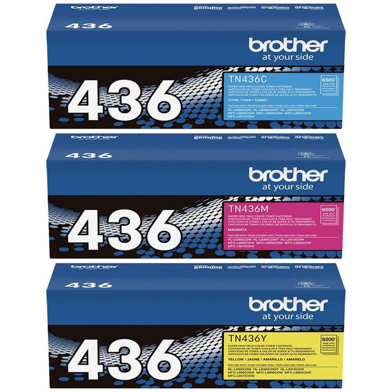 Cartucho de tóner cian Brother TN436C de alto rendimiento