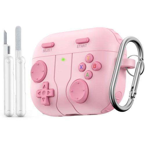 Funda rosa MoKo estilo consola de juegos para AirPods Pro 3