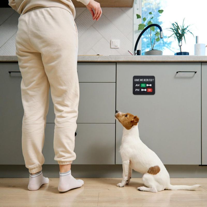 Imán decorativo Abudada para control de alimentación de perros AM/PM