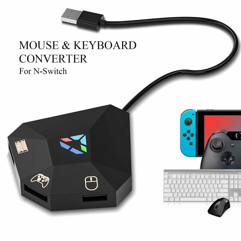 Adaptador INF Switch/PS4/Xbox para Ratón y Teclado