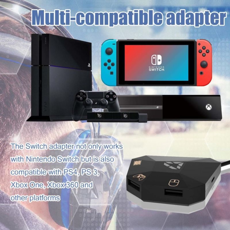 Adaptador INF Switch/PS4/Xbox para Ratón y Teclado
