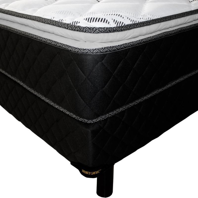 Set de Colchón y Box Queen Size Restonic Black