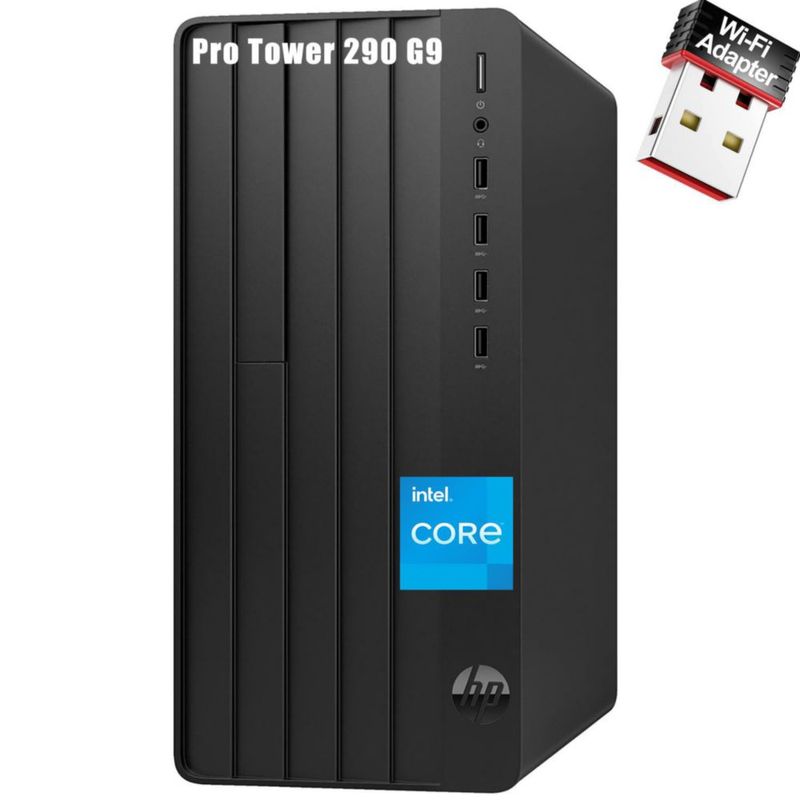高性能 HP 第13世代 i3-13100/8GB/SSD+HDD/Office PC de escritorio HP i3-13100 16 GB RAM 512 GB SSD Windows 11