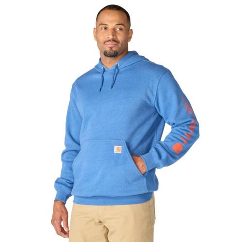 Sudadera Carhartt XXL Azul Heather con logo K288