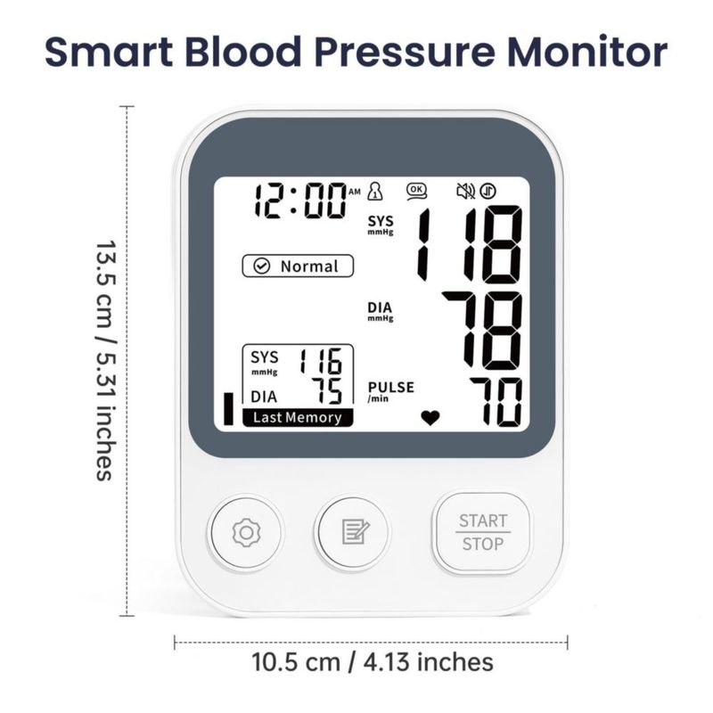 Monitor de presión arterial JALIP 22-42 cm gris oscuro
