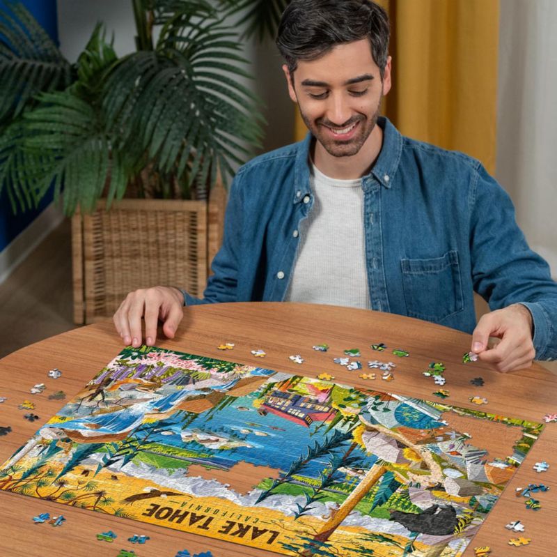 Rompecabezas Ravensburger 1000 piezas Lago Sagrado Tahoe