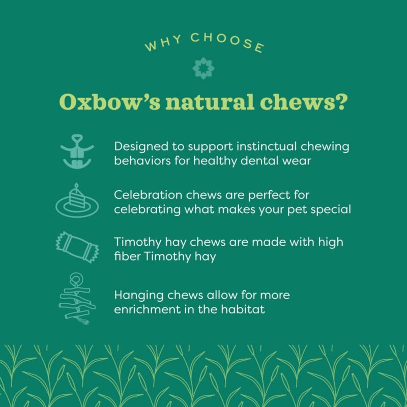 Juguete de Waffle de Heno Oxbow para Conejo y Cobaya