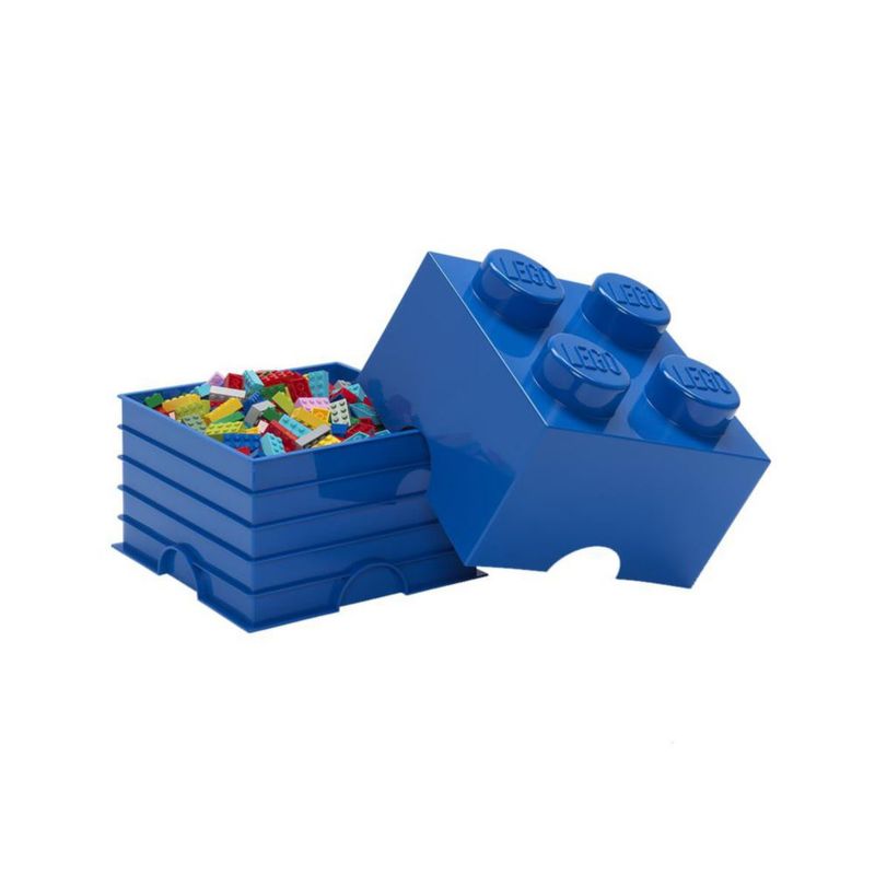 Caja de Almacenamiento Room Copenhagen LEGO Brick Azul Brillante